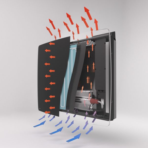 Vitro-i Designer Heater Cutaway